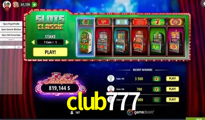 Descubra o Mundo do Cassino Online com club777